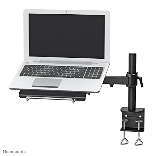 Newstar NOTEBOOK-D100 Desk Mount (clamp) for Laptop, Height Adjustable - Black