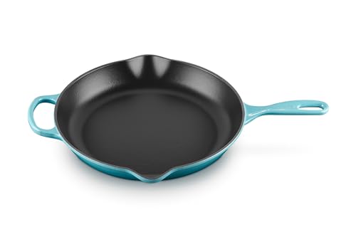 Image of Le Creuset Enameled Cast Iron Signature Iron Handle Skillet, 11.75 inch, Caribbean