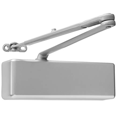 Lawrence Extra Heavy Duty Door Closer Commercial Grade 1 - Adjustable 6-Speed Delayed-Action Door Control with 3 Pistons – Flexible Installation with Included Hardware - Lawrence Hardware LH8016