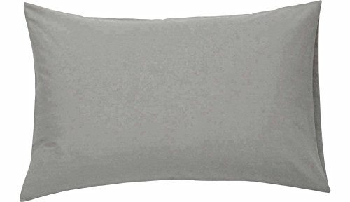 NIYS Luxury Bedding Extra Deep Fitted Sheets 16"/40CM Deep Bedsheets 16 Colours. (Pillow Pair, Silver)