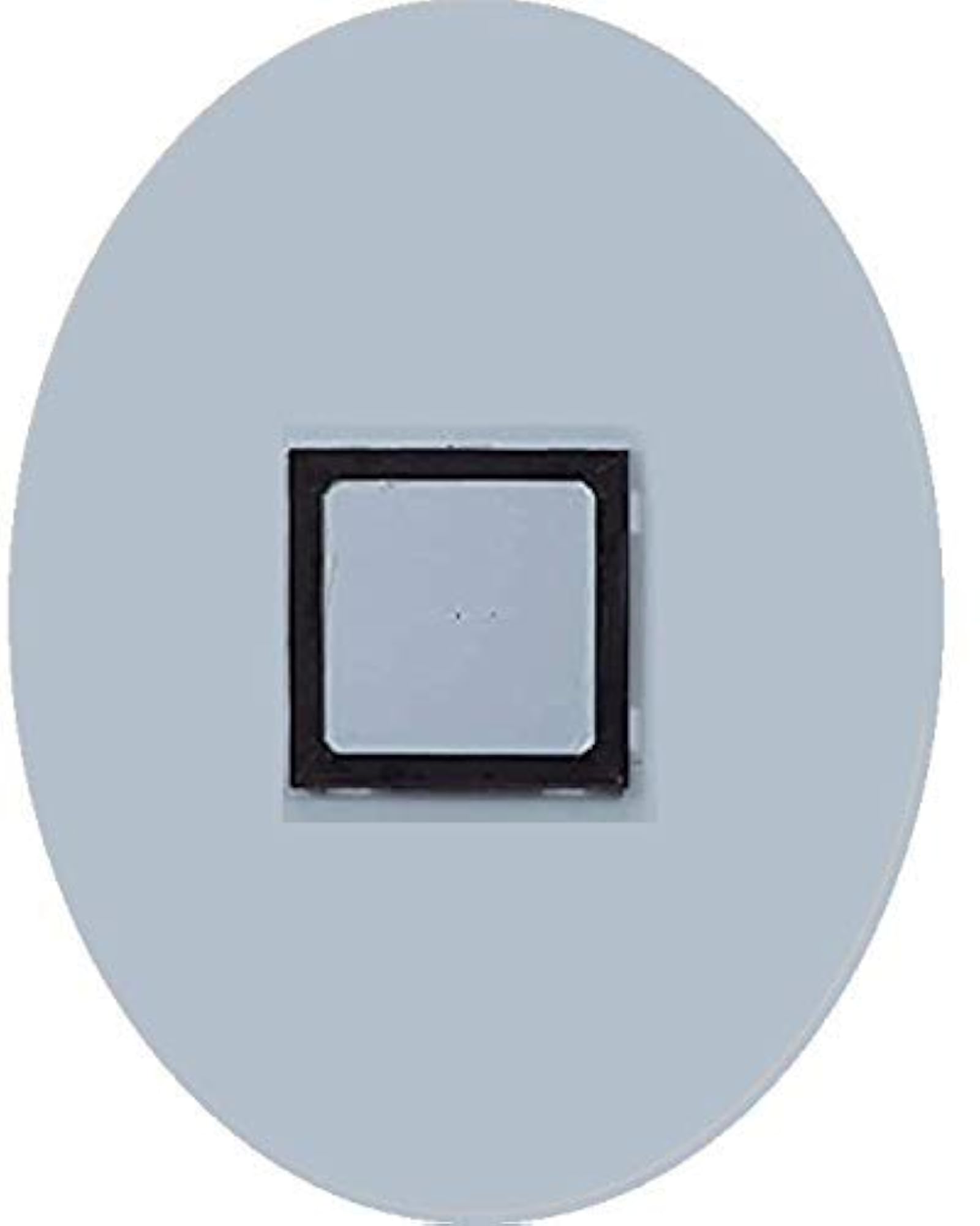 Minimalist Frameless Oval Wall Mirror