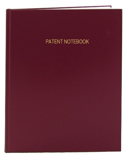 BookFactory Burgundy Research Notebook - 240 Pages (.25" Ruled Format), 8 7/8" x 11 1/4", Burgundy Imitation Leather Cover, Section Sewn Hardbound (LIRPE-240-LLR-A-LMT6)