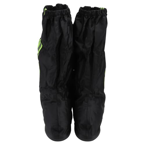 Outanaya Cubrezapatos Impermeables de Tela Oxford para Exteriores, Polainas Antidesgaste Tamaño XXL en Negro, Protección contra Lluvia, Nieve y Arena para Senderismo, Ciclismo y Montaña