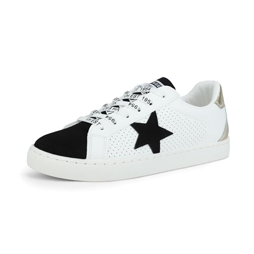 Image of VINTAGE HAVANA Women's Fashion Sneakers | Casual Lace up Low Top Tennis Shoes | Cute Trendy Dressy Sneakers