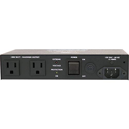 Furman AC-215A 2-Outlet Power Conditioner with (2) Extension Cable Bundle