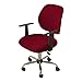 Produktbild Bürostuhl Bezug Stretch Bezug für Bürostuhl,Elastische Stuhlhussen Spandex Office Computer Stuhlbezüge,Abnehmbare Waschbare für Bürostuhl Stretch Stuhlhussen Bezug,Wine red,1PC