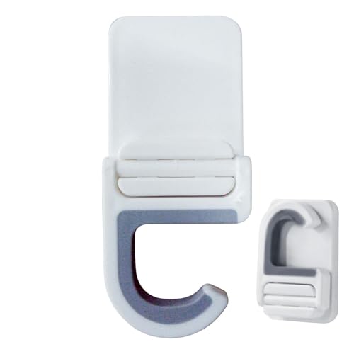 Soporte de pared para escoba para fregona: organizador de limpieza montado en la pared, estante de almacenamiento, sistema de suspensión de clip para fregona, herramienta de almacenamiento para el