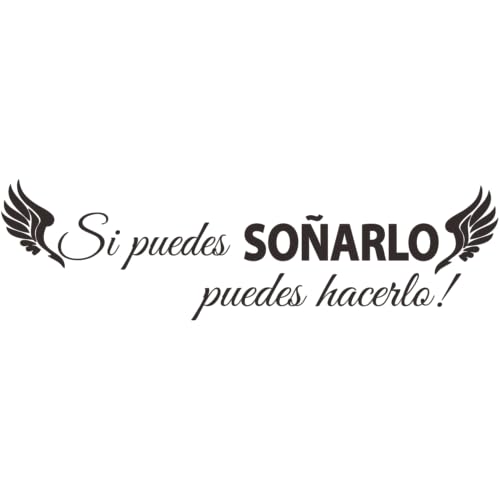 Vinilo decorativo con frase en español “Sueña en Grande” miniatura 5