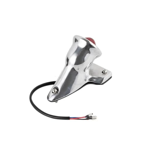 Feu arrière moto résistant aux vibrations avec support de plaque pour Chopper - 4