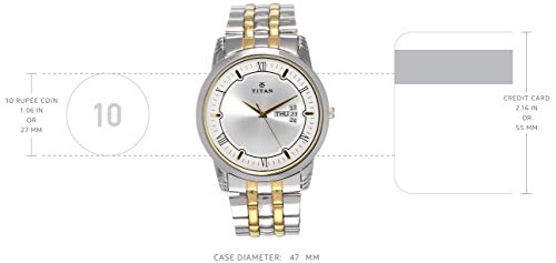 Titan Karishma Analog Silver Dial Men's Watch-NL1774BM01/NP1774BM01 - Image 3