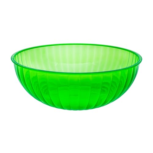 Party Essentials Hard Plastic 192 OZ./6 QT/1.5 Gallon Large Serving Bowls For...