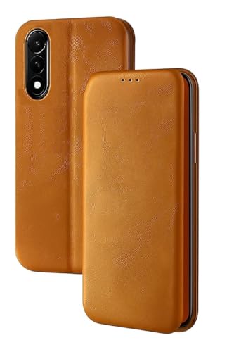 Image of WHITBULL Business Style Horizontal Magnetic Flip Leather Case Compatible with OnePlus Nord5 5G / OnePlus Nord 5 5G Brown