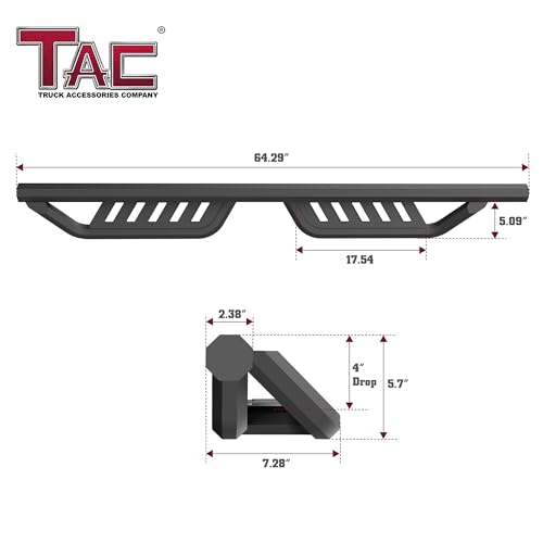 Estribos TAC Gen5 para 4Runner 2010-2024 negro miniatura 3
