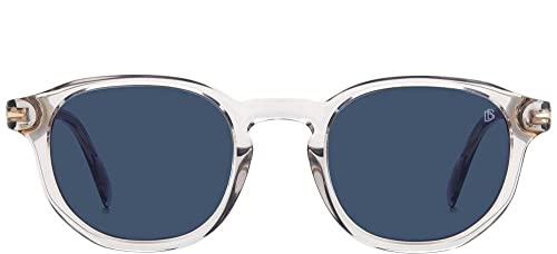 David Beckham DB 1007/S TRANSPARENT GREY/BLUE 49/24/145 men Sunglasses2