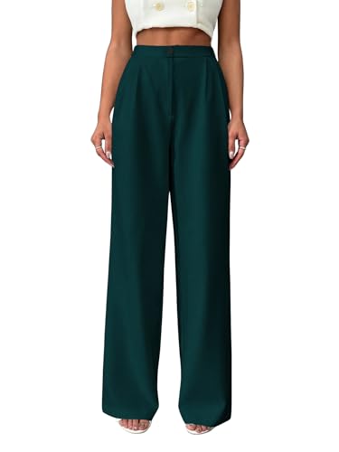 Image of Toochki Trousers for Woman Pants Women's Formal Office Korean | Black Track Pant | Straight | Cotton Spandex Stretchable Trouser | High-Waisted Bottom Wear