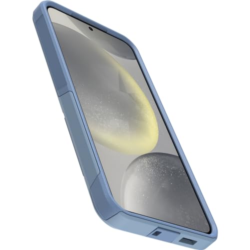 Image of OtterBox Samsung Galaxy S24+ Commuter Series Case - Crisp Denim (Blue), Slim & Tough, Pocket-Friendly, with Port Protection | Thin & Protective Galaxy Phone Case, Dual-Layer, Impact Absorbing, Slim Phone Case for Samsung, Best Protective Phone Cases