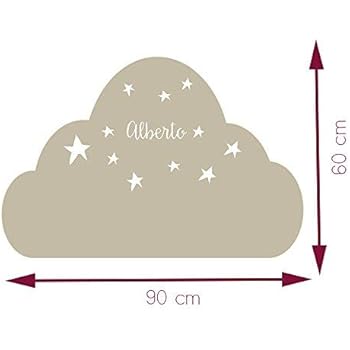 Vinilo Pared Cabecero Cama Decorativo Con Nombre Personalizado