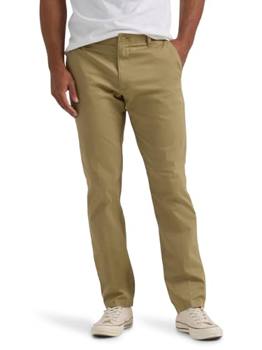 Lee Extreme Motion Flat Front Slim Straight Pant