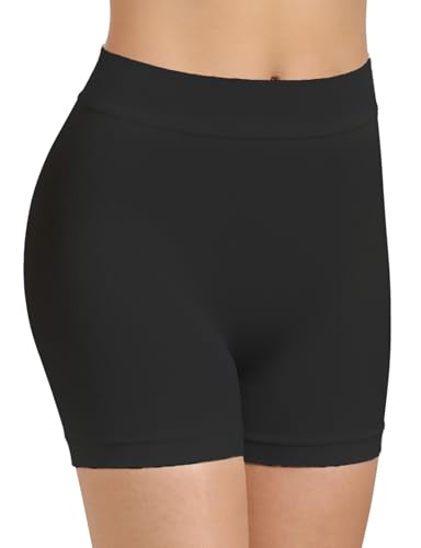 Image of ZENUTA Slip Shorts for Women Under Dresses, Seamless Anti Chafing Summer Biker Shorts