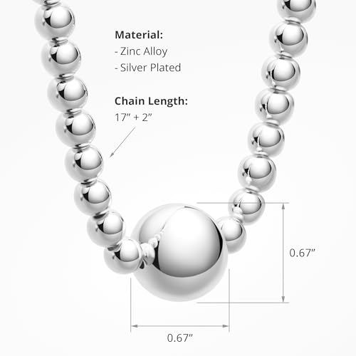 COBI 18K Gold Silver Paperclip Necklace for Women Butterfly Pendant Necklace, Heart CZ Initial, Four Leaf Clover, Layered Double Cross, Chunky Cuban Link, Trendy Jewelry Everyday Wear, Gift Choice3