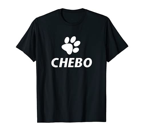 CHEBO DOG PAW T-Shirt, Black