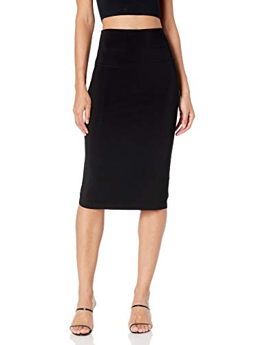 Norma Kamali Women's Straight Skirt, Black, L