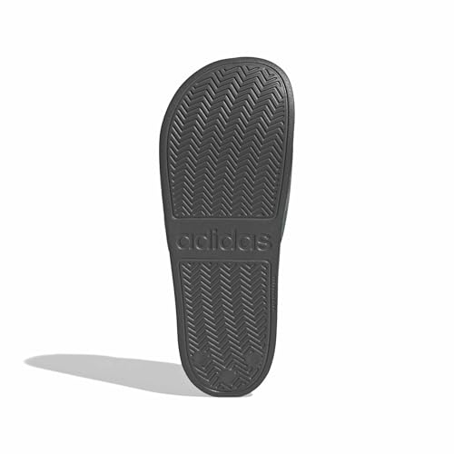 adidas adidas Unisex-Adult Adilette Shower - Minecraft, Grey/Grey/Green, 6