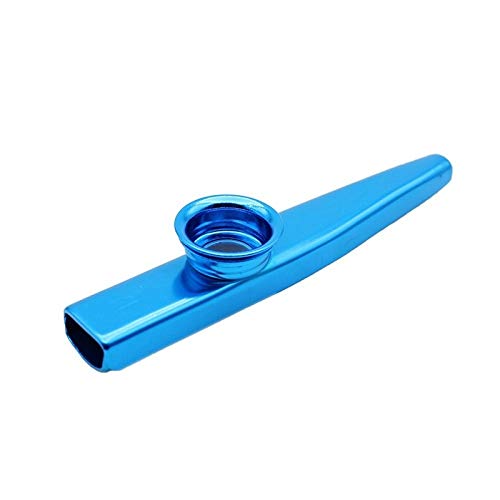 DINGGUANGHE-CUP Alliage d’aluminium Kazoo avec 5 pcs Flûte Diaphragm Bleu avec Membrane Rouge Instruments Orff Kazoo… - Les Beatles, Paul McCartney, John Lennon, RIngo Starr, George Harrison DINGGUANGHE-CUP Alliage d'aluminium Kazoo avec 5 pcs Flûte Diaphragm Bleu avec Membrane Rouge Instruments Orff Kazoo… – Image 5