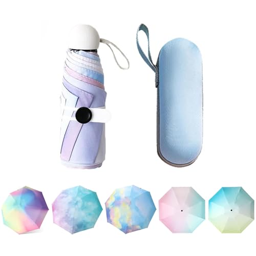 Aikelai Travel Mini Umbrella With Case cover