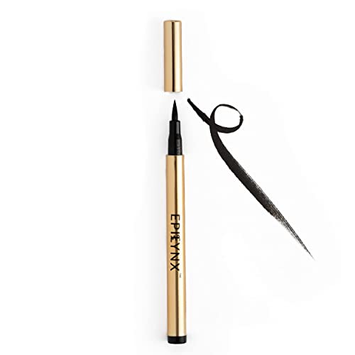 Epilynx By Dr. Liia Long Lasting Waterproof Liquid Eyeliner With Precision Tip | Gluten And Allergen Free, Vegan Eyeliner Pencil |2Ml| Blackest Black #TOP28