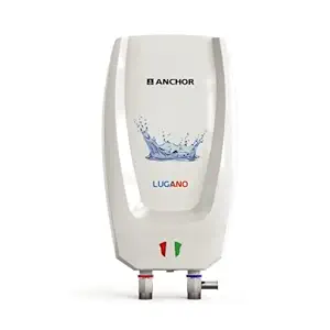 Anchor by Panasonic Lugano 3L Geyser, Instant Water Heater with advance 4 level safety, Instant Geyser (1 Pcs)