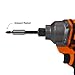 Klein Tools 32308 Multi-bit Stubby Screwdriver, Impact Rated 8-in-1 Adjustable Magnetic Tool with Phillips, Slotted, Square and Nut Driver
