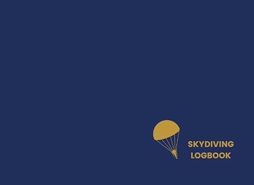 Skydiving Log Book: Skydive Log Book for skydivers: keep track of your jumps 130 pages 8,25x6