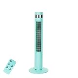 R.W.FLAME Tower Fan Oscillating fan with Remote Control, Standing fan for office, 3 Modes, Portable Bladeless Floor Fans for home with children/pets/elders (Green, 35“)
