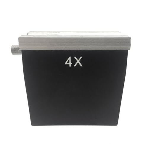 顕微鏡キット 双眼レンズ 1X 2X 3X 4X 実体顕微鏡金属材料光学アクセサリー部品 顕微鏡レンズアダプター(4X)
