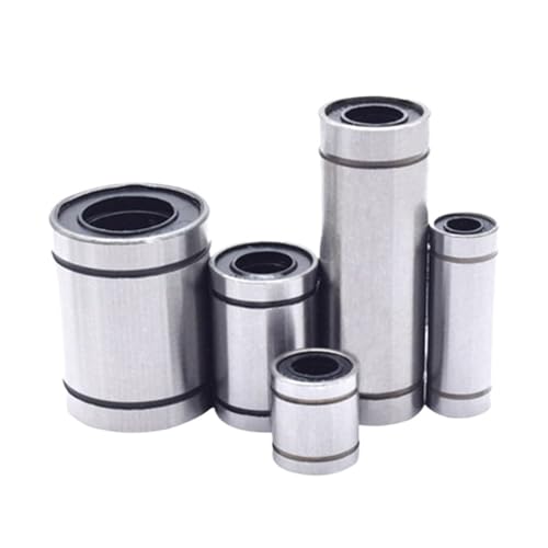 1/10PCS LM8UU LM10UU LM16UU LM12UU Linear Ball Bearing Linear Bushing 8mm Rods Liner Rail Linear Shaft Parts(1 pcs,LM16UU)