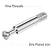 20Pcs Cam Bolts for Furniture Connector Fixing Screws Cam Screws Furniture Cams Lock Fasteners Connecting Fittings Tools Fixing Bolt Fasteners for Cabinet Drawer Wardrobe Table, Silver