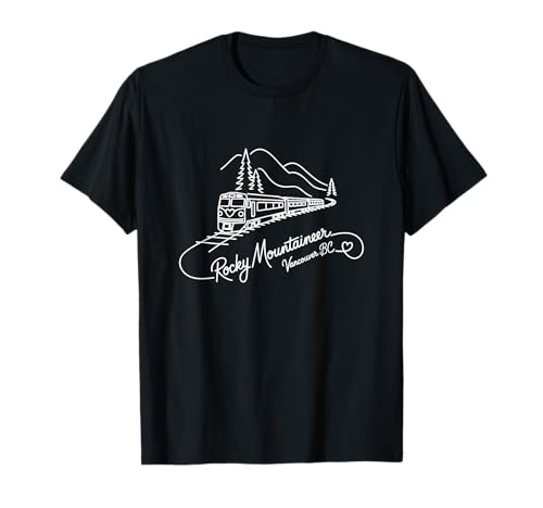 Rocky Mountaineer, Vancouver, Canada Signature Heart Art T-Shirt
