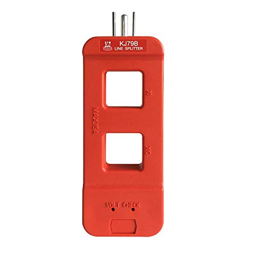 Ac Line Splitter & Autoranging Multimeters Clamp Meter With Storage Bag Ac/Dc Volt Ac/Dc Current Ohm Diode Resistance Test Voltage Tester #TOP1