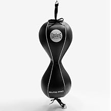 Geezers Elite Pro Double Floor-to-Ceiling Ball   Genuine Leather, Dual Inflation Positions, Rubber Hanging Straps Included