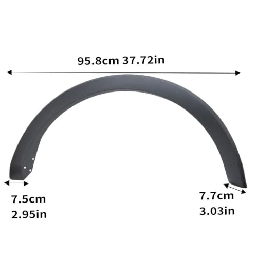Protector de guardabarros trasero para Ford Transit 2015-2019 derecho, cubierta exterior 6