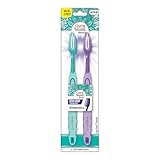 GuruNanda Dew Drop Toothbrushes - Medium Bristles for Deep Cleaning - Gentle on Teeth & Gums - Ideal for Kids & Adults - Pack of 2