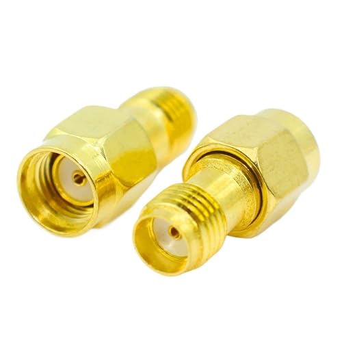 Adaptateur coaxial droit à insertion type 15 avec connecteurs mâle et femelle