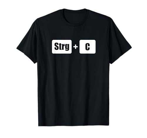 Ctrg + C/Strg + V – padres niños parejas Pasta Camiseta