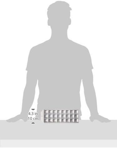 Miniatura 2 de Eppicotispai Fabricante de ravioles cuadrados de aluminio de 24 agujeros con rodillo