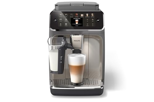 PHILIPS 4400 Series Fully Automatic Espresso Machine, LatteGo Milk System