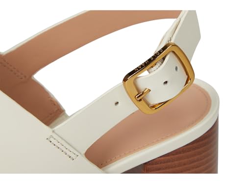 Cole Haan Cole Haan Women's Josie T-Strap Sandals, Ivory Leather, 8-B US