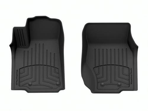 WeatherTech FloorLiner HP Custom Fit Floor Mats for Jeep Grand Cherokee, Grand Cherokee 4xe, Grand Cherokee L - 1st Row (4416961IM), Black