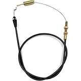 Construcción robusta: hecho de materiales metálicos, este cable está diseñado para soportar los rigores del mantenimiento regular del césped, proporcionando un rendimiento fiable con el tiempo.