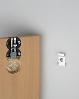 Gedotec Schrankaufhänger - 2 Stück - Einhängebeschlag - Schrankhalterung Rostfrei & Stabil - Aufhängeösen - Schrankschiene für Schrankwandbefestigung - Aufhänger Montageschiene - Wandschienen – Ansicht 4